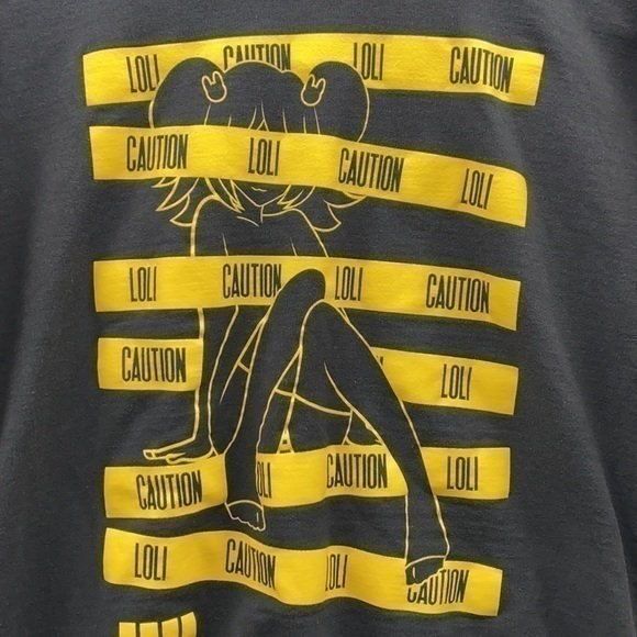 Men’s Black Foureyes Graphic Caution Loli Long Sleeve Sweatshirt Size Sm… - Picture 2 of 9